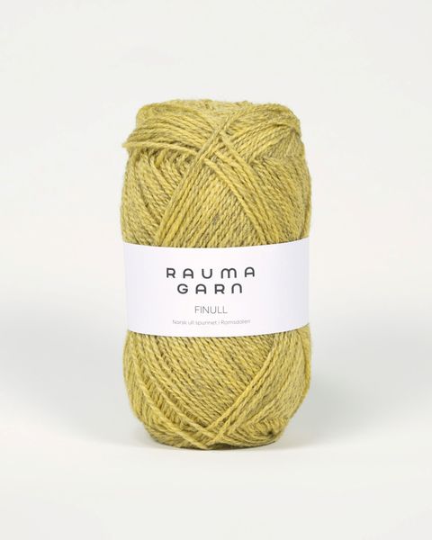4137 Gul Melert - Rauma Garn, Finull Pt2