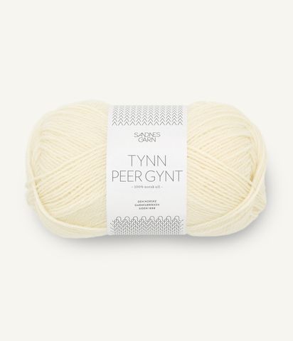 Hovedbilde 1012 Natural White - Sandnes Garn, Tynn Peer Gynt