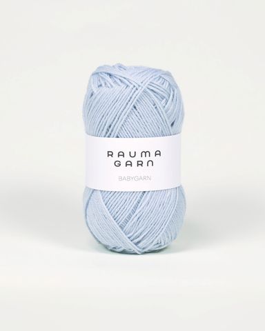 Hovedbilde B73 Lys Bl&aring; - Rauma Garn, Babygarn