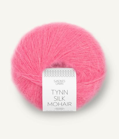 Hovedbilde 4315 Bubblegum Pink - Sandnes Garn, Tynn Silk ...