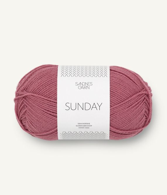 Hovedbilde 4343 Raspberry Sorbet - Sandnes Garn, Sunday