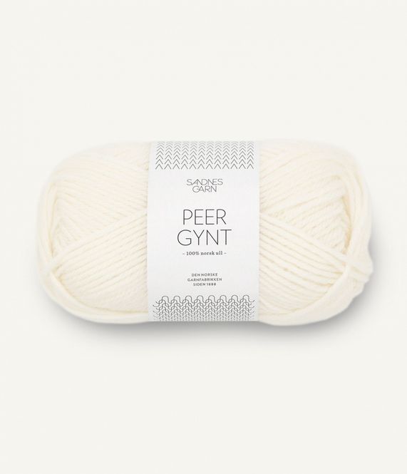 Hovedbilde 1002 White - Sandnes Garn, Peer Gynt