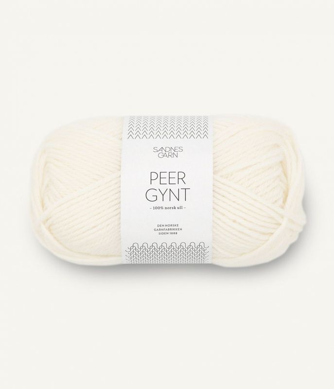 1002 White - Sandnes Garn, Peer Gynt