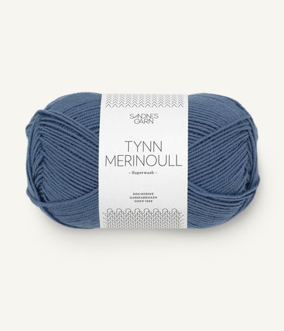 Hovedbilde 6052 Country Blue - Sandnes Garn, Tynn Merinoull