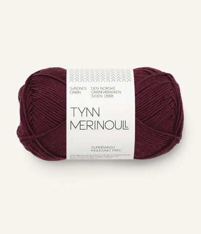 Hovedbilde 4372 Burgundy - Sandnes Garn, Tynn Merinoull