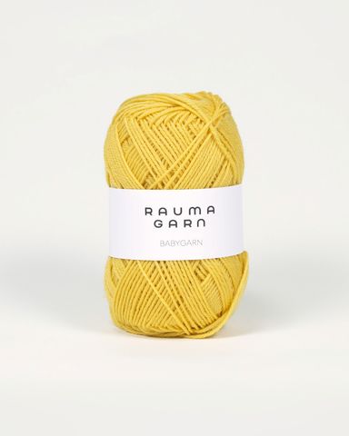 Hovedbilde B53 Lys Gul - Rauma Garn, Babygarn