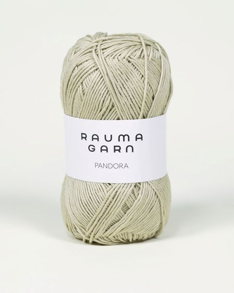 223 Lys Kakigr&oslash;nn - Rauma Garn, Pandora