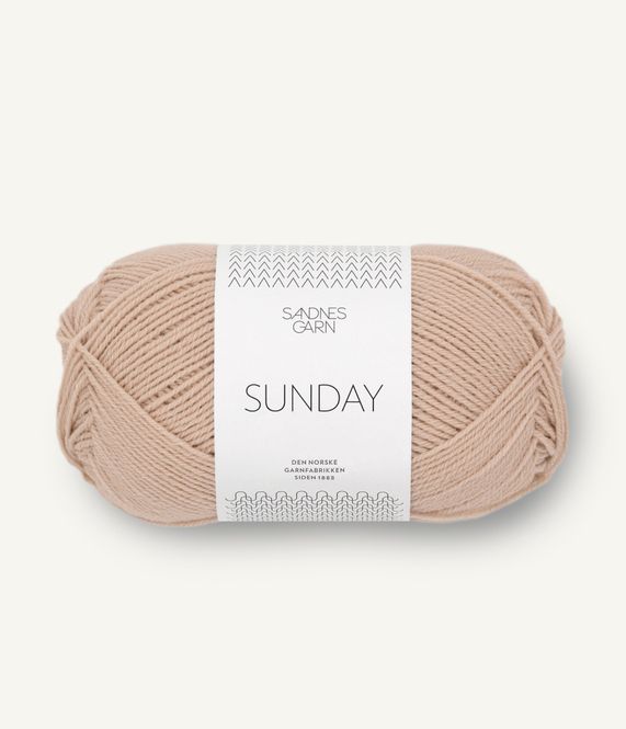 Hovedbilde 3021 Light Beige - Sandnes Garn, Sunday