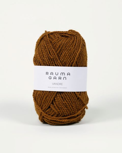 06 Brunt Sukker - Rauma Garn, Vandre