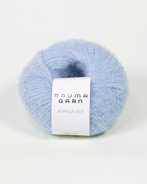 5114 Lys Bl&aring; - Rauma Garn, Alpaca Silk