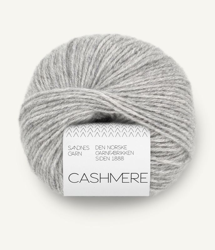1042 Grey Melange - Sandnes Garn, Cashmere