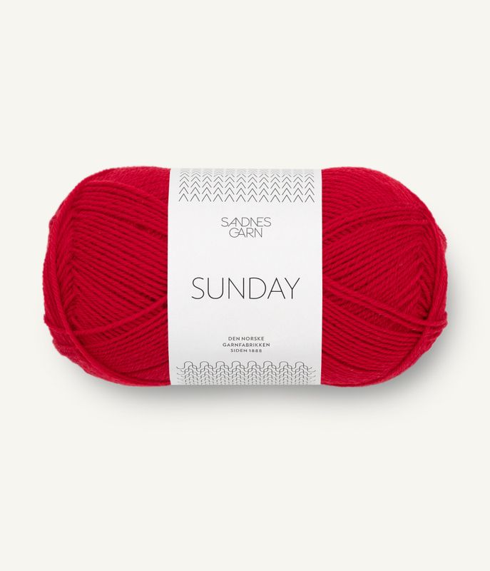 4219 True Red - Sandnes Garn, Sunday