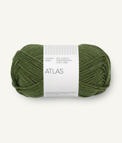 Hovedbilde 9072 M&oslash;rk Gr&oslash;nn Melert - Sandnes Garn, Atlas