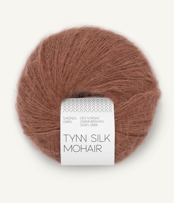 Hovedbilde 3052 Pecan Brown - Sandnes Garn, Tynn Silk Mohair