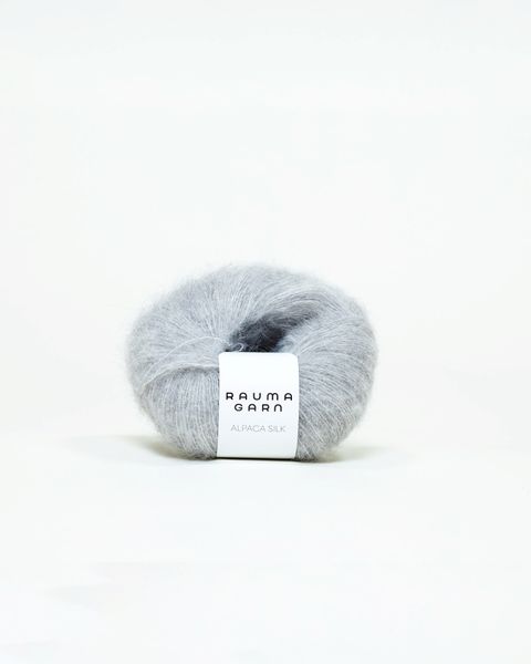 1310 Lys Gr&aring; - Rauma Garn, Alpaca Silk
