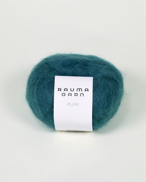 018 Grønn - Rauma Garn, Plum