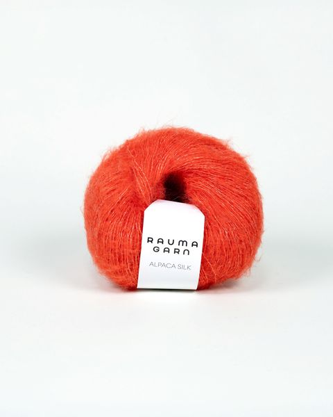 1354 Oransje - Rauma Garn, Alpaca Silk
