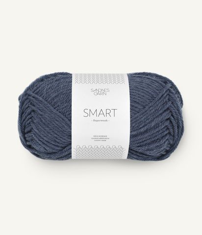 Hovedbilde 6072 Steel Blue Melange - Sandnes Garn, Smart