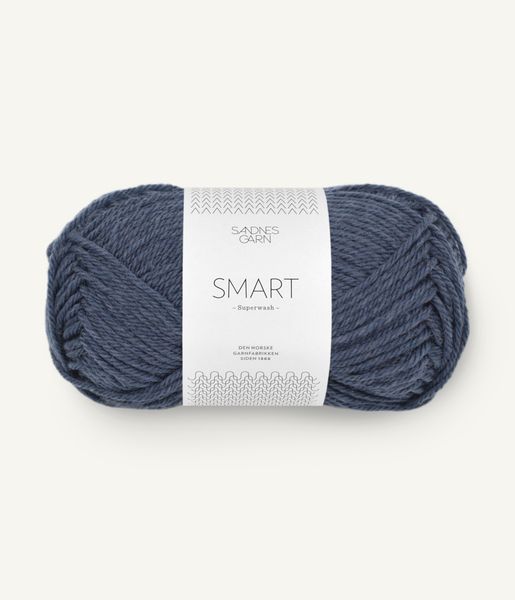 6072 Steel Blue Melange - Sandnes Garn, Smart