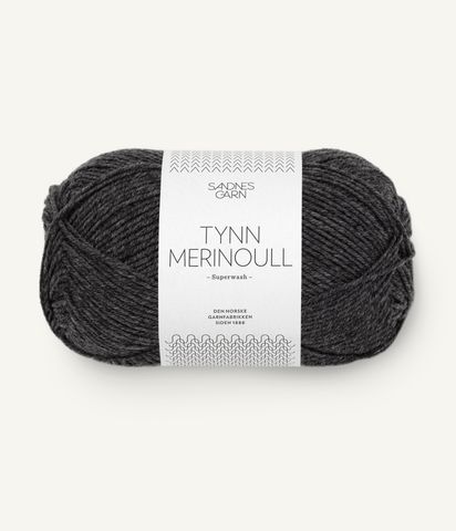 Hovedbilde 1055 Dark Grey Melange - Sandnes Garn, Tynn ...